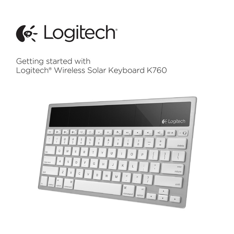 Logitech K760 User manual