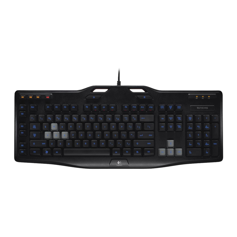 Logitech G105 User manual