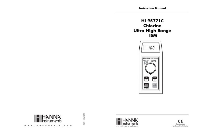 Hanna Instruments HI 95771C User manual