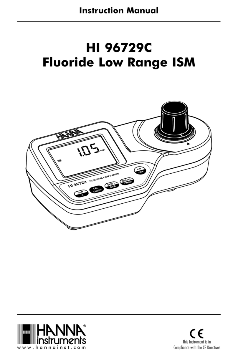 Hanna Instruments HI 96729C instruction manual