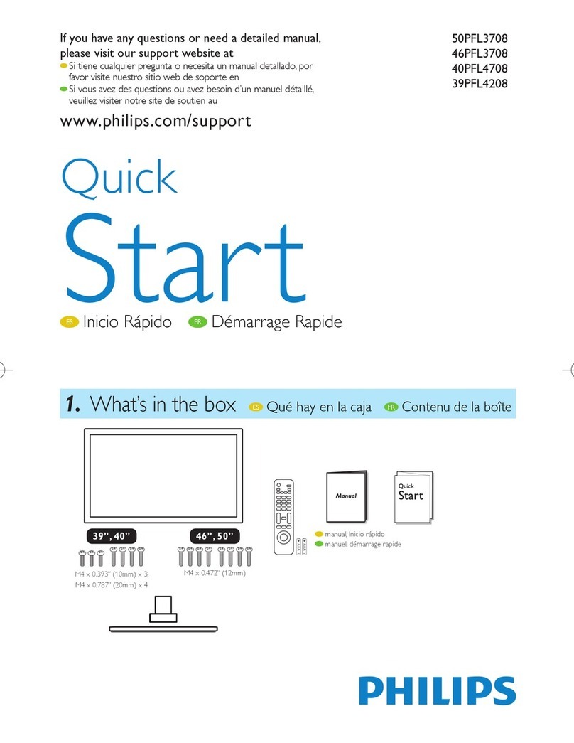 Philips 39PFL4208/F8 User manual