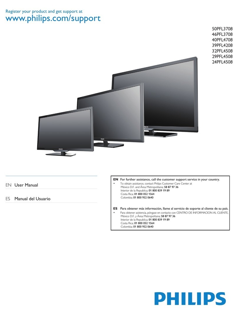 Philips 39PFL4208/F8 User manual