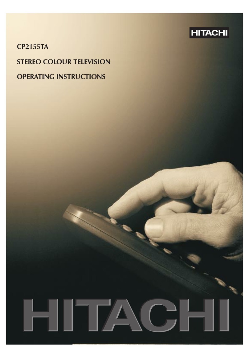 Hitachi CP2155TA User manual
