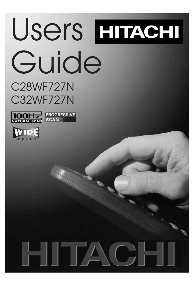 Hitachi C32WF727N User manual