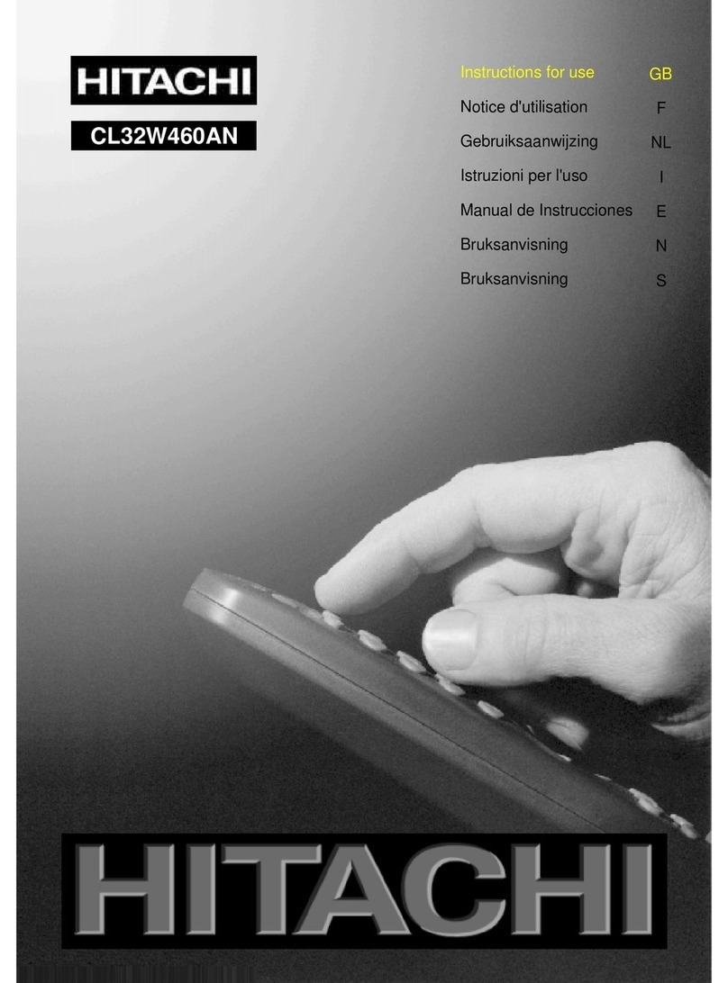 Hitachi CL32W460AN user guide