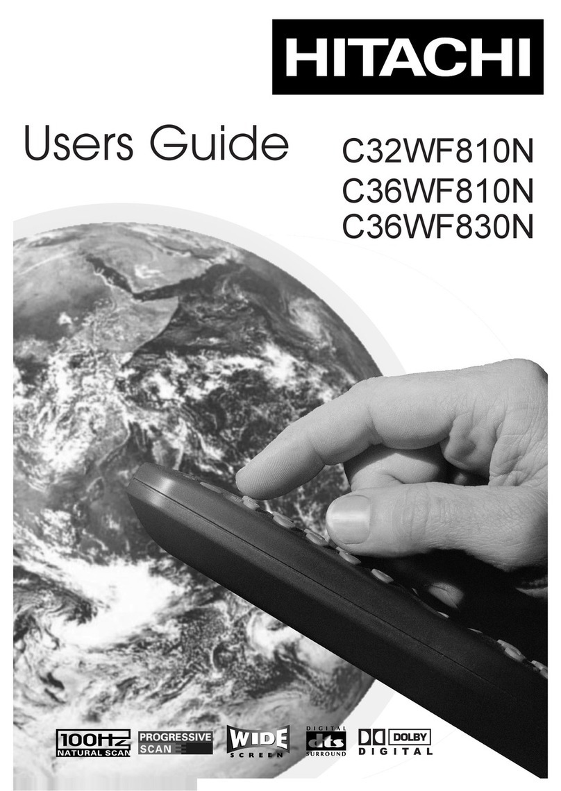 Hitachi C36WF830N User manual
