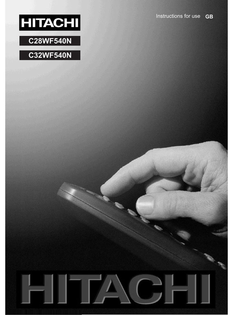 Hitachi C32WF540N User manual
