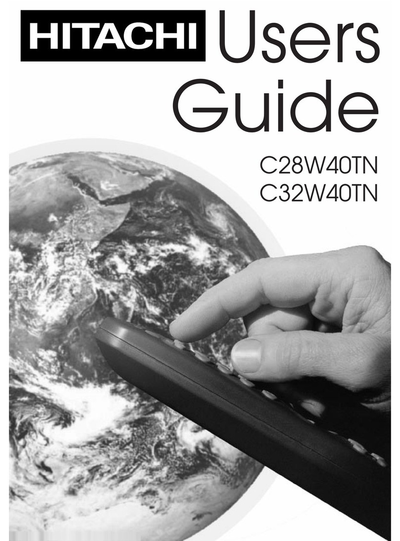 Hitachi C32W40TN User manual