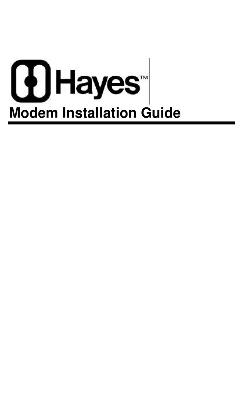 Hayes Modem installation guide