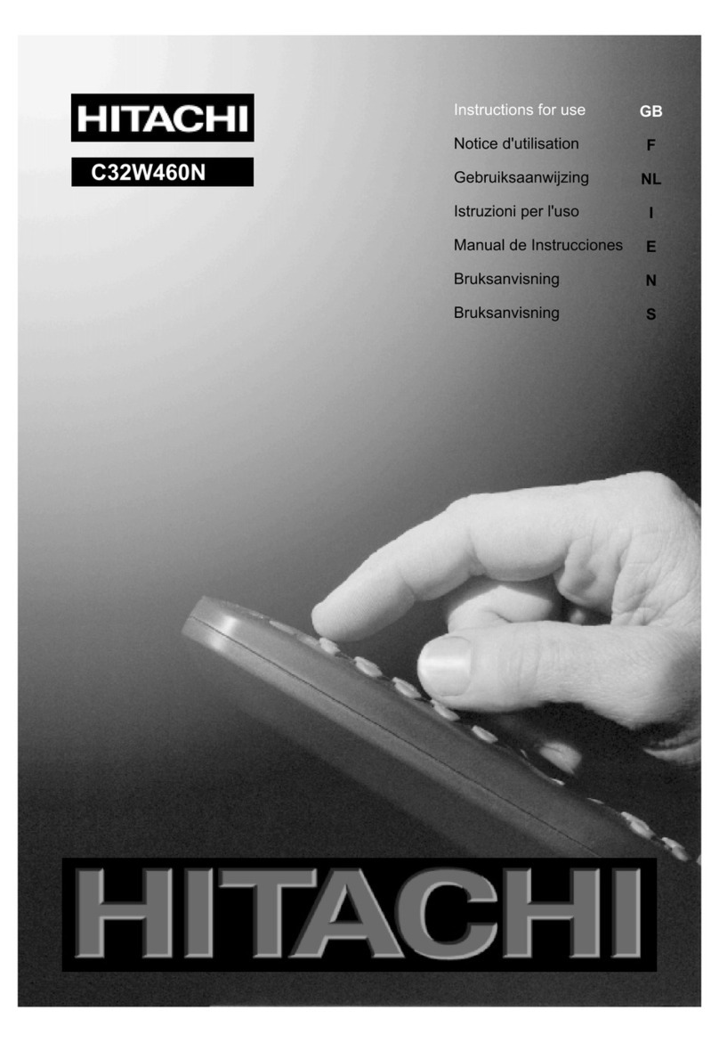Hitachi C32W460N user guide