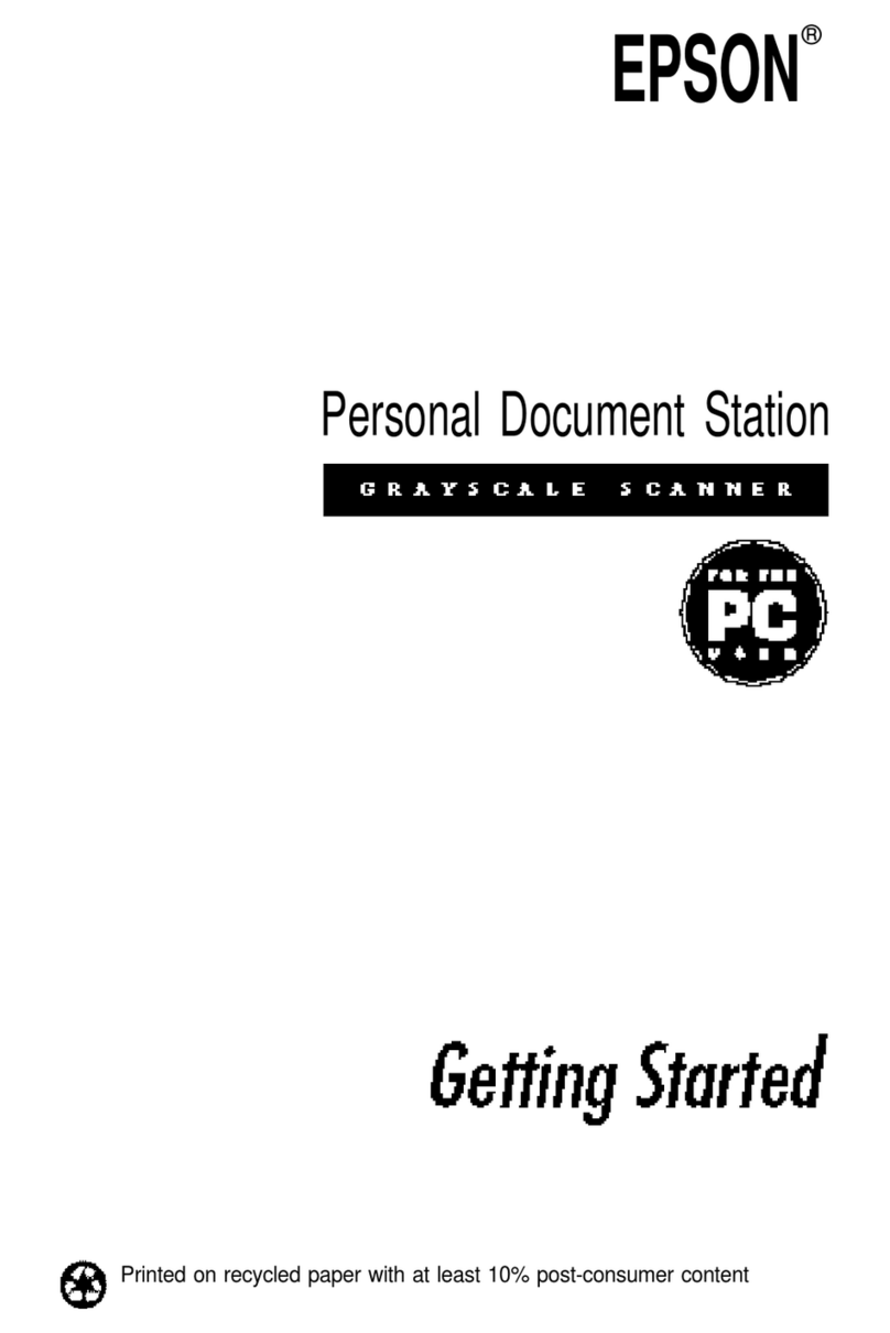 Epson Personal Document Station User manual Epson Personal Document Station User manual