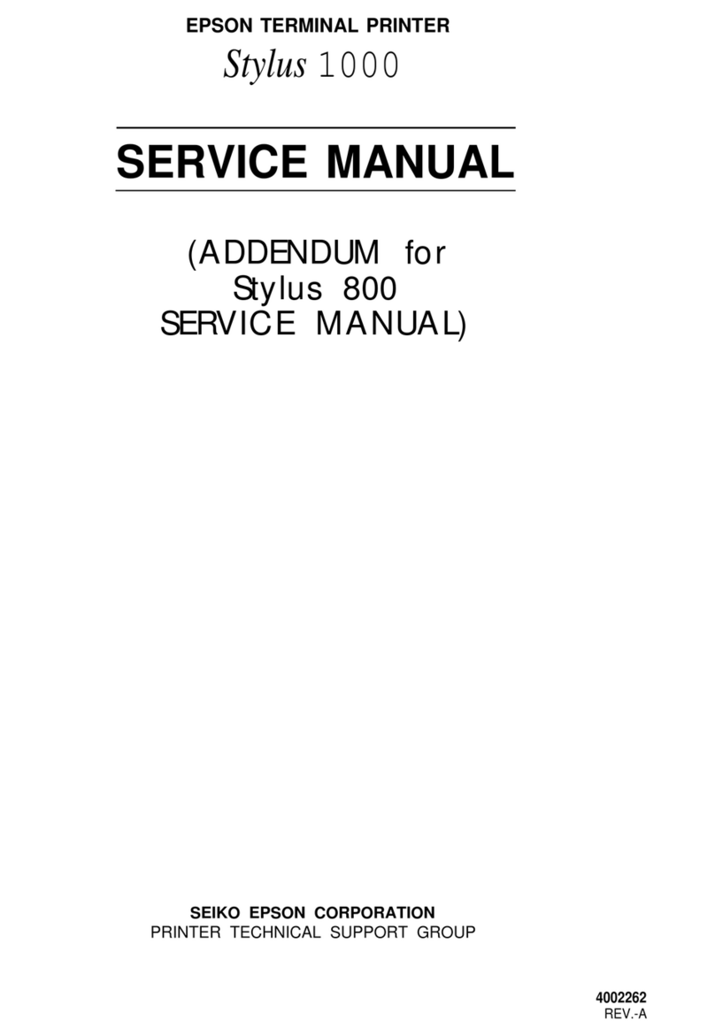 Epson Stylus 1000 Service manual