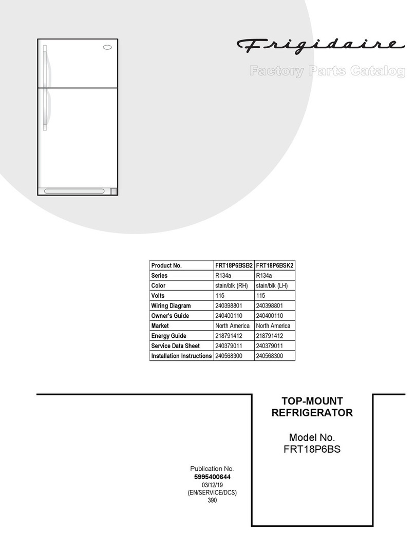 Frigidaire FRT18P6BS User manual