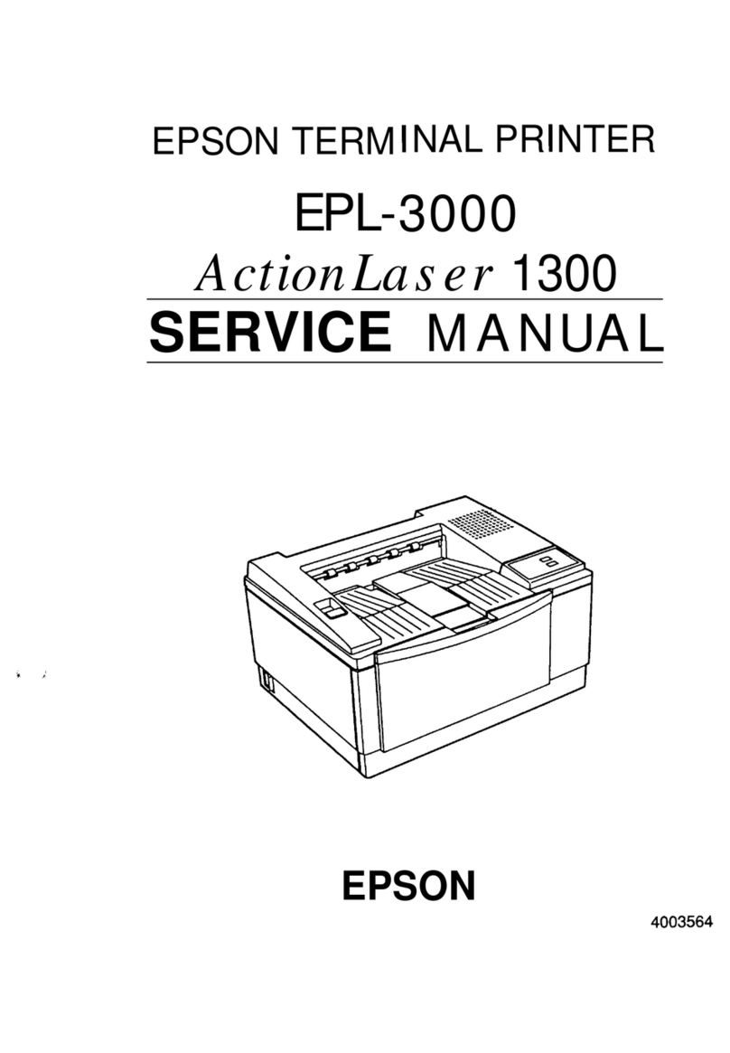 Epson ActionLaser 1300 EPL-3000 Service manual