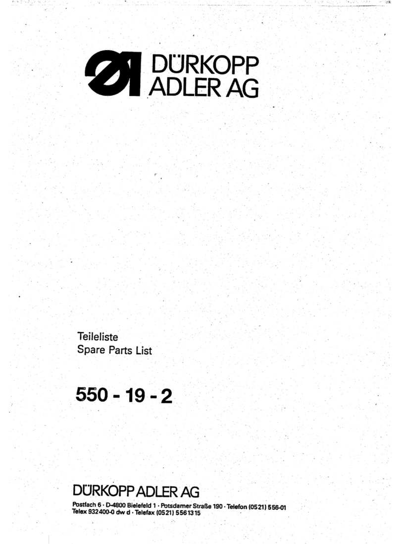 Duerkopp Adler 550-19-2 Guide Duerkopp Adler 550-19-2 Guide