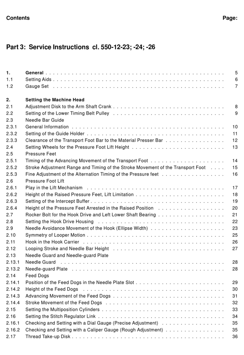Duerkopp Adler 550-12-23 Operating instructions