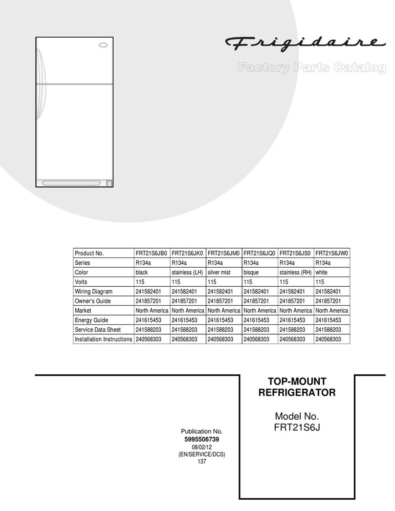Frigidaire FRT21S6J Instruction Manual