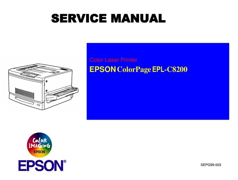 Epson ColorPage EPL-C8200 User manual Epson ColorPage EPL-C8200 User manual