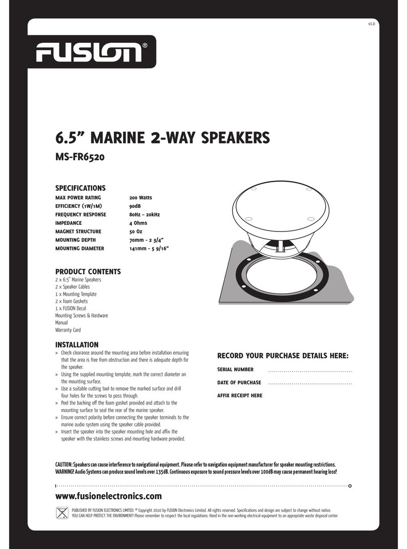 Fusion MS-FR6520 instruction manual