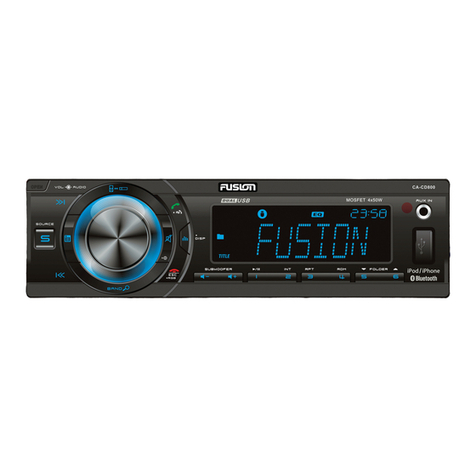 Fusion CA-CD800 User manual Fusion CA-CD800 User manual