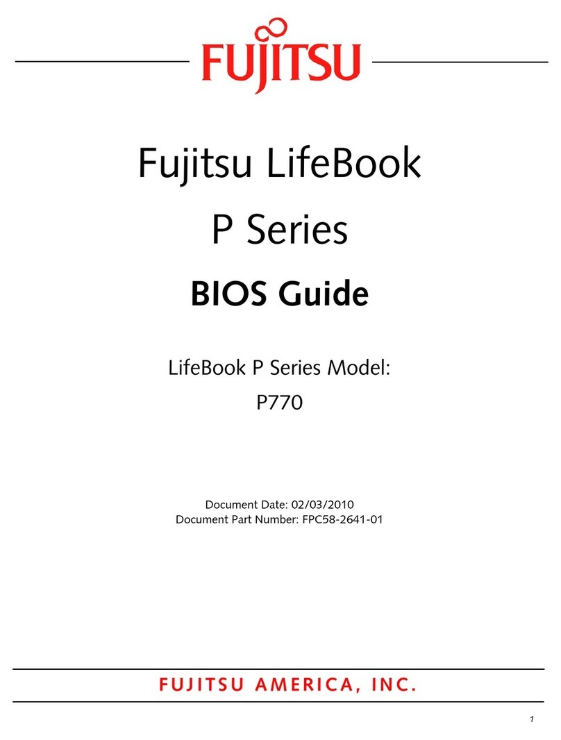 Fujitsu Lifebook P770 Manual