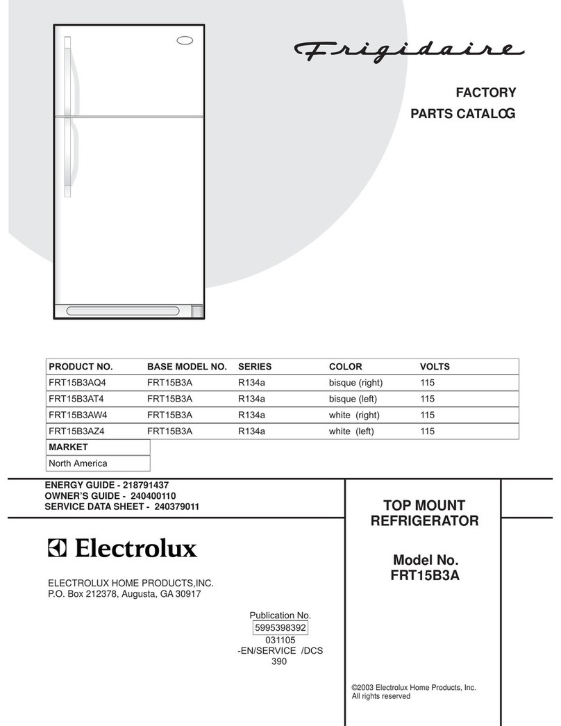 Frigidaire FRT15B3A User manual
