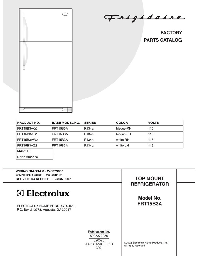Frigidaire FRT15B3A User manual