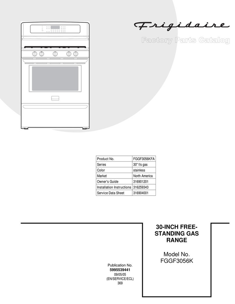 Frigidaire FGGF3056K parts catalog