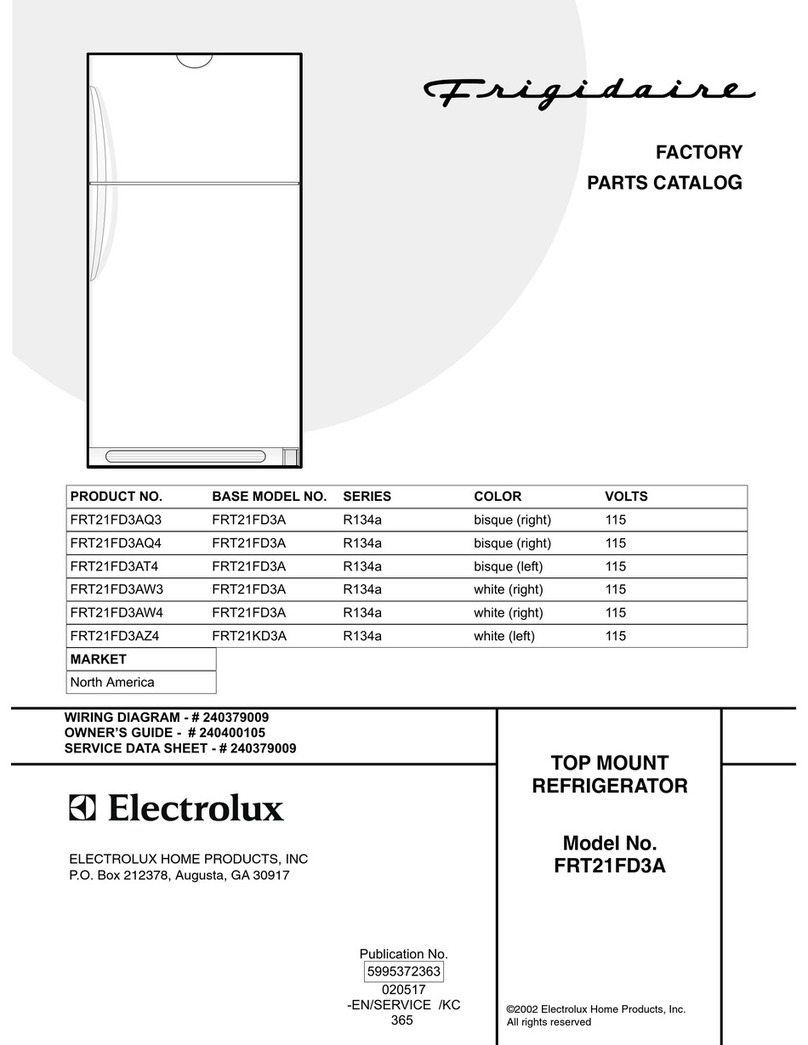 Frigidaire FRT21FD3A User manual