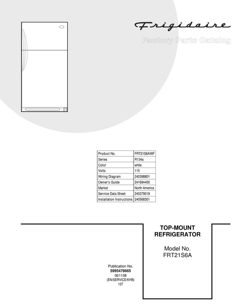 Frigidaire FRT21S6A User manual