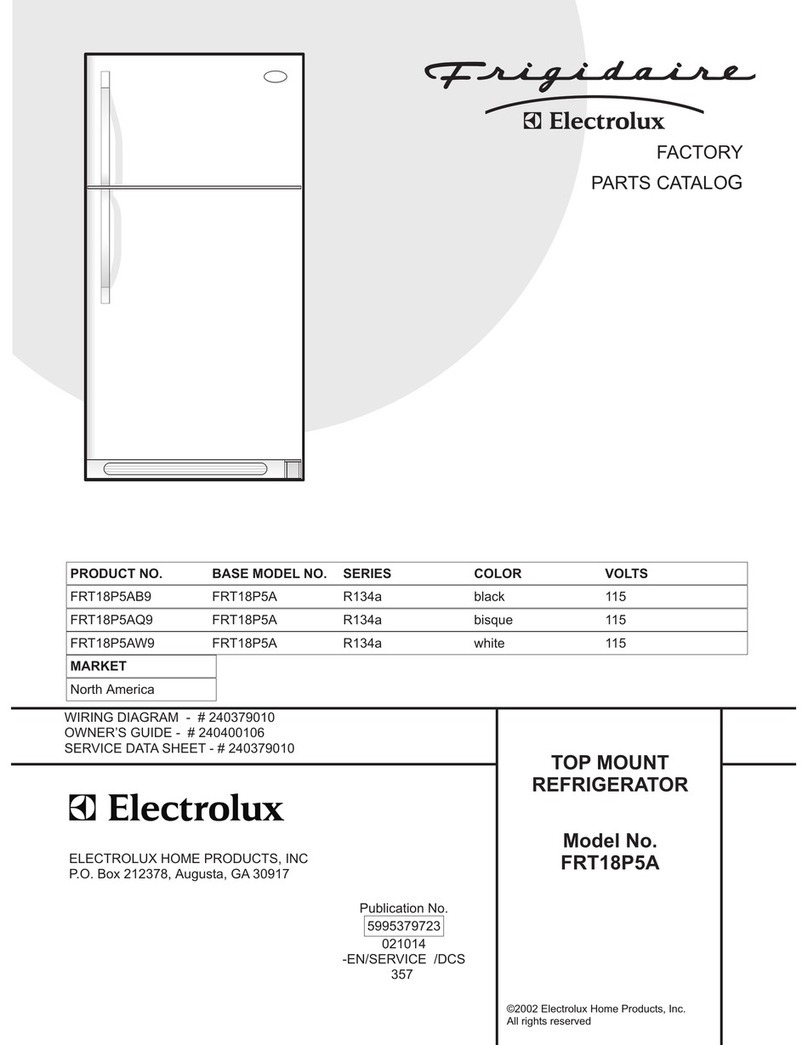 Frigidaire FRT18P5A User manual