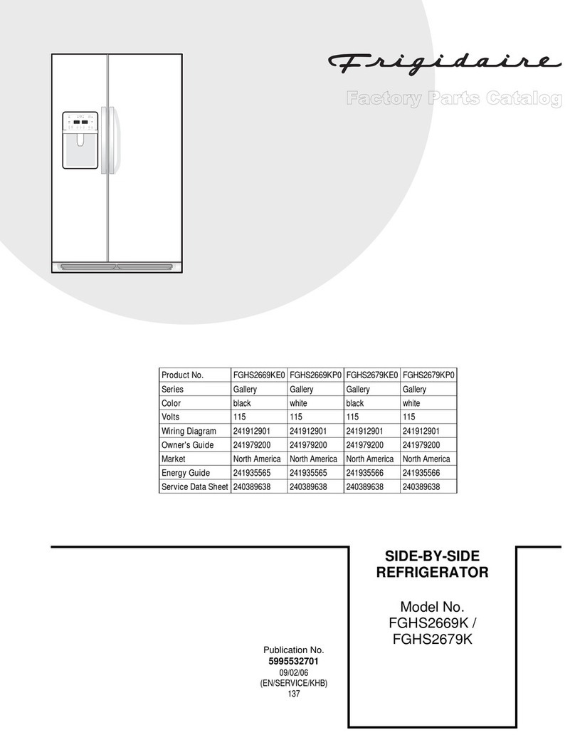 Frigidaire FGHS2679K parts catalog