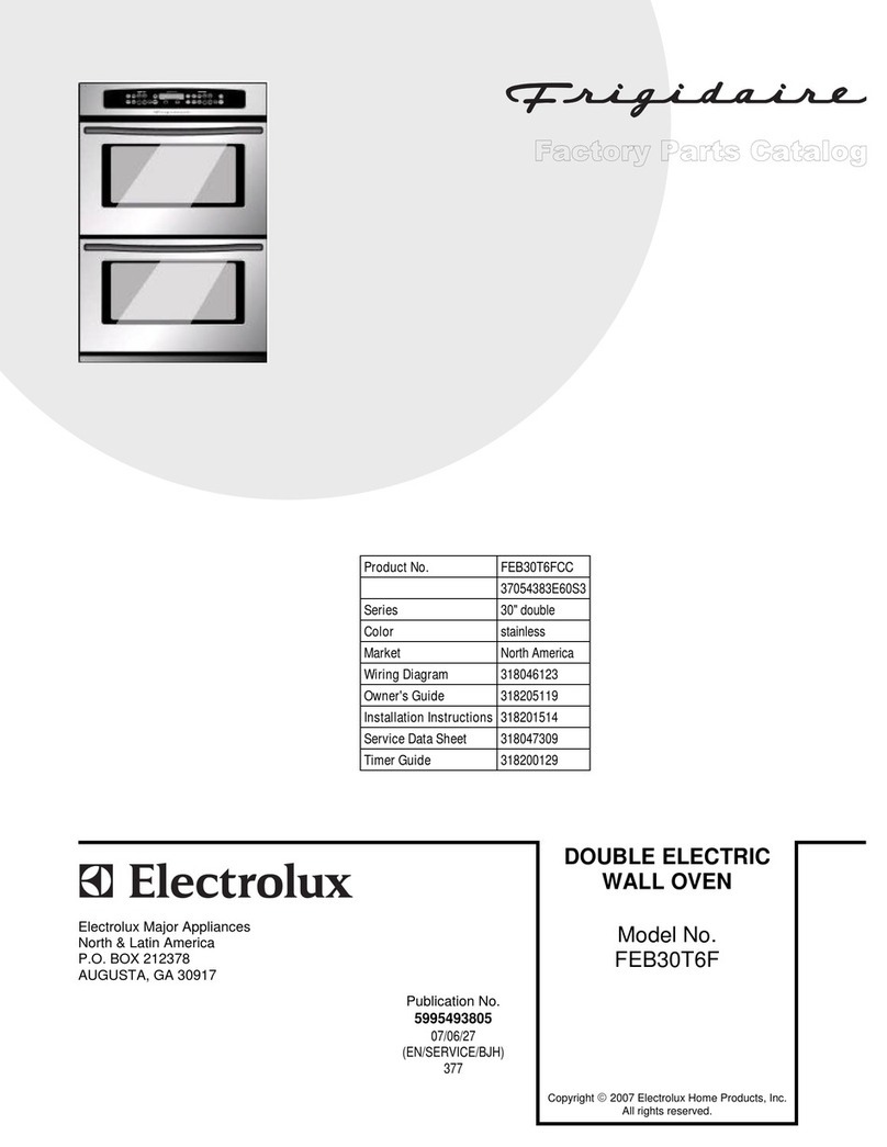 Frigidaire FEB30T6F User manual