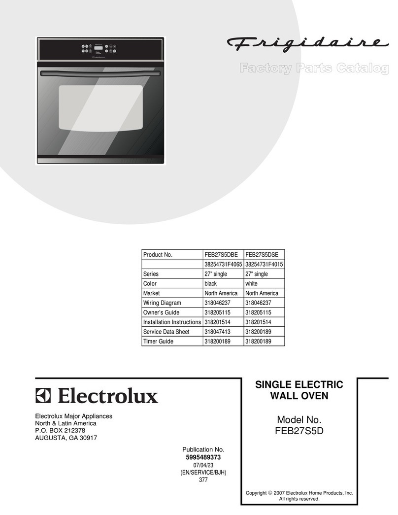 Frigidaire FEB27S5D User manual