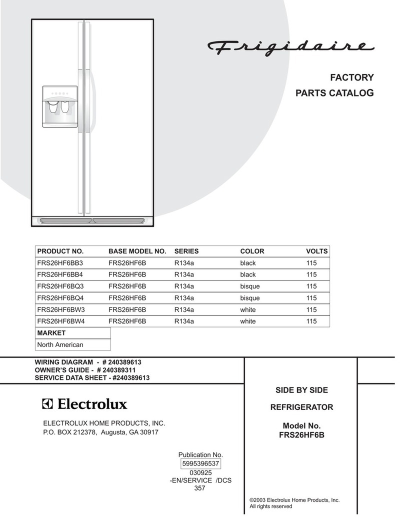 Frigidaire FRS26HF6B Instruction Manual Frigidaire FRS26HF6B Instruction Manual