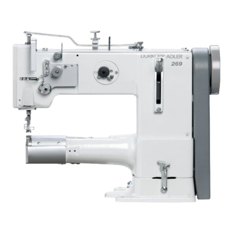 Duerkopp Adler 269 Troubleshooting guide