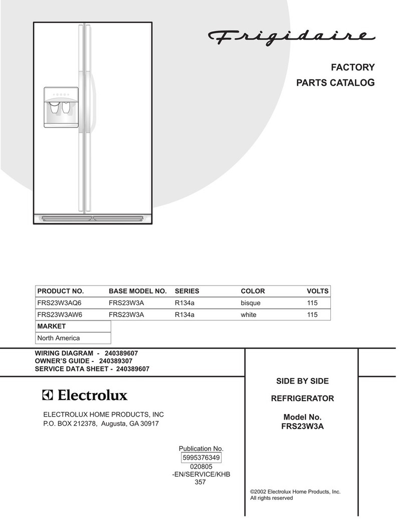 Frigidaire FRS23W3A User manual