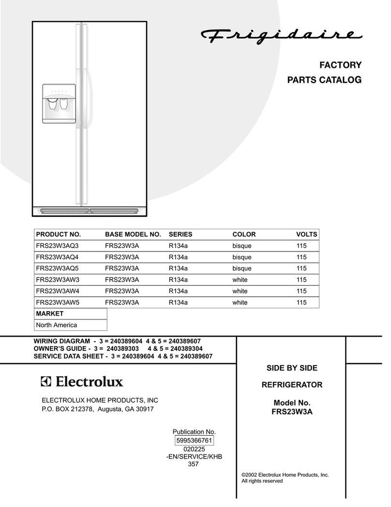 Frigidaire FRS23W3A User manual