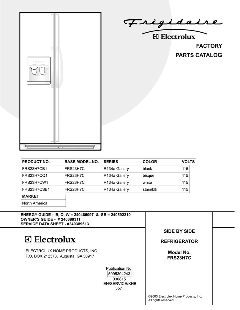 Frigidaire FRS23H7C User manual