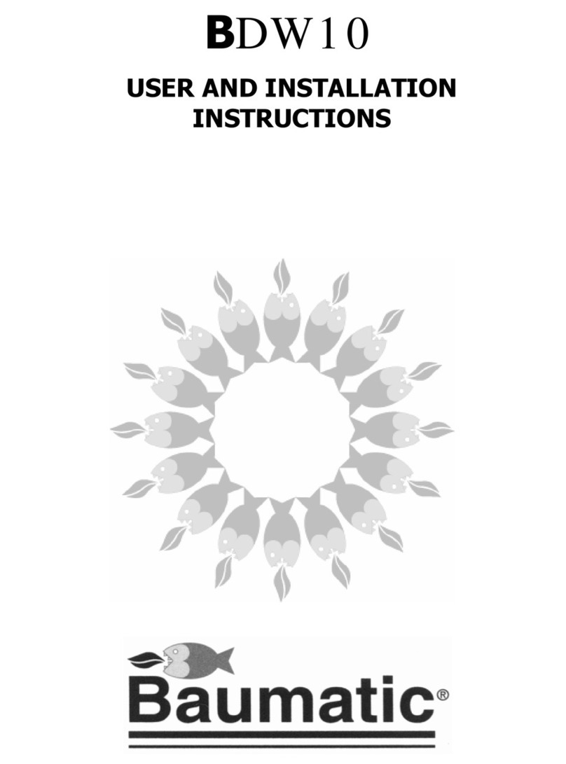 Baumatic BDW10 User and installation instructions