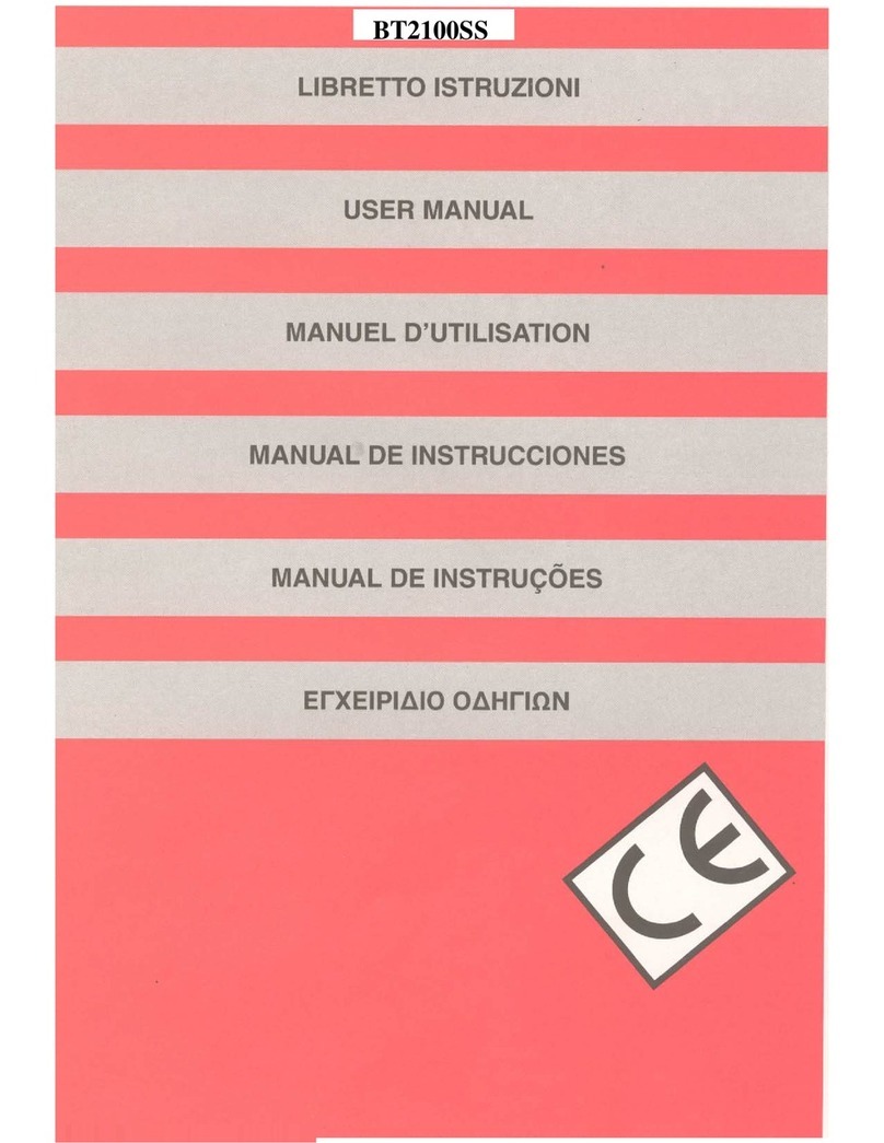 Baumatic BT2100SS User manual