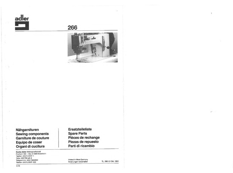 Duerkopp Adler 266 Guide Duerkopp Adler 266 Guide