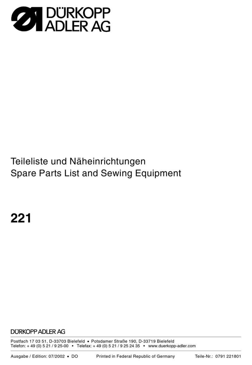 Duerkopp Adler 221 Guide