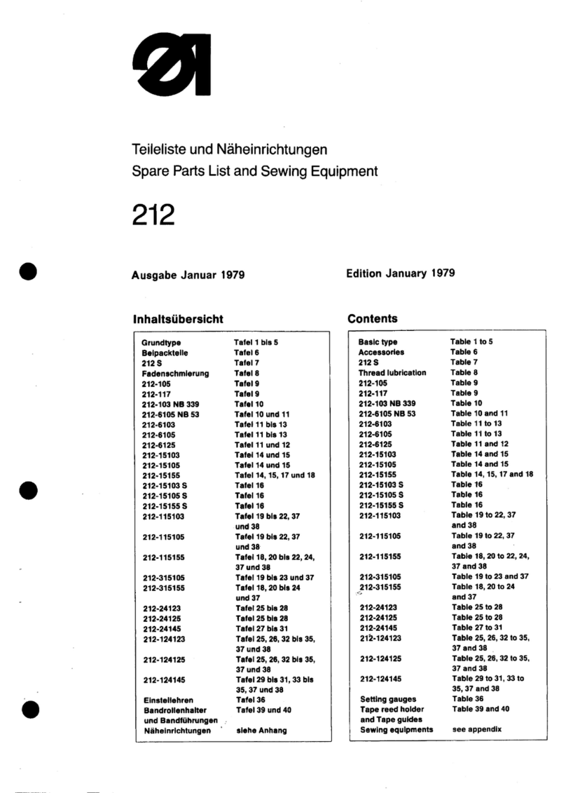 Duerkopp Adler 212 Guide
