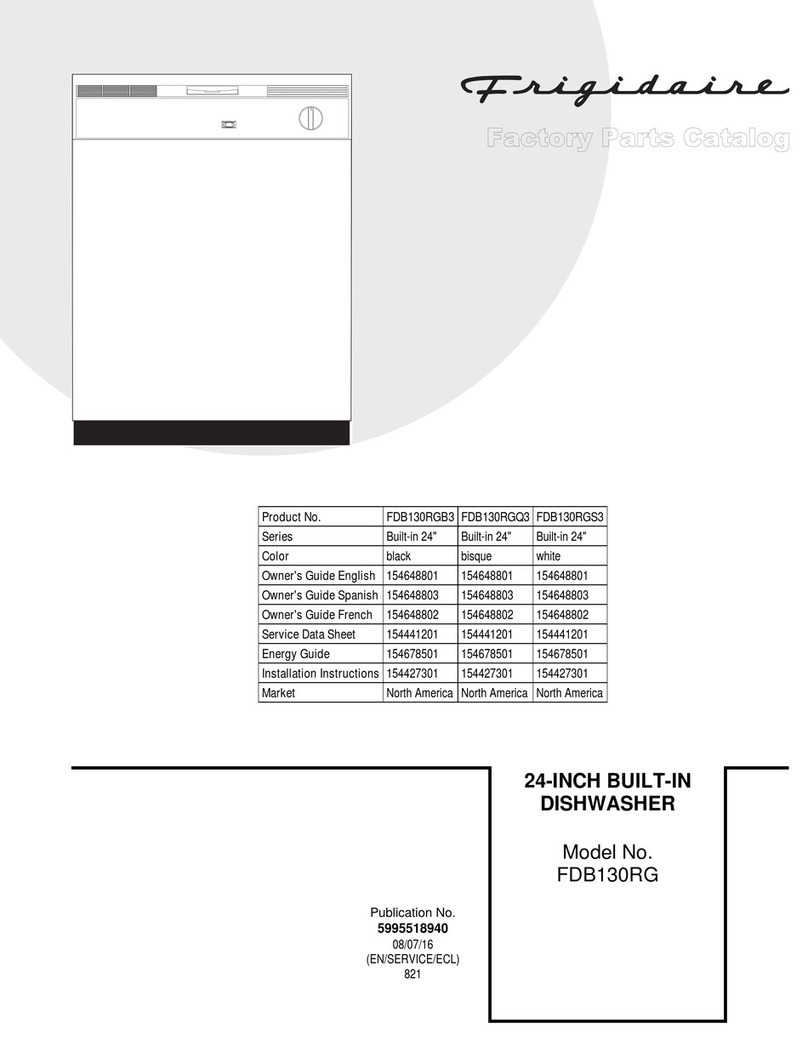 Frigidaire FDB130RG User manual