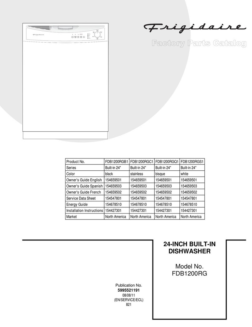 Frigidaire FDB1200RG Instruction Manual