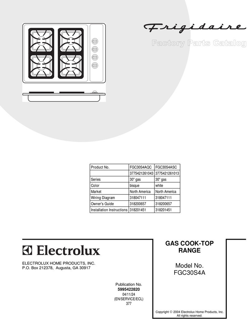 Frigidaire FGC30S4A User manual