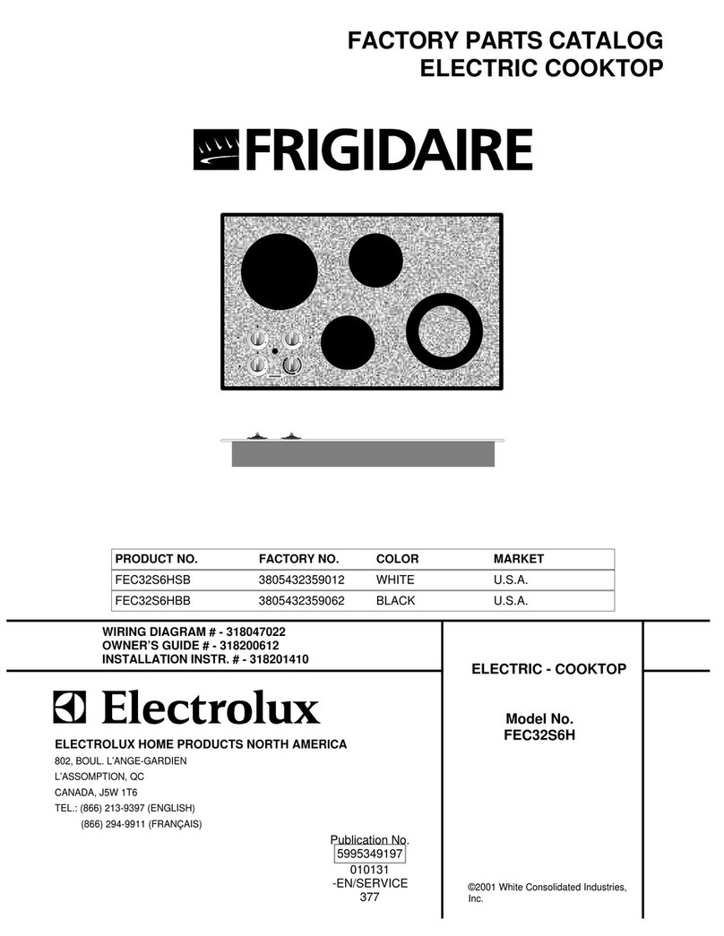 Frigidaire FEC32S6H User manual