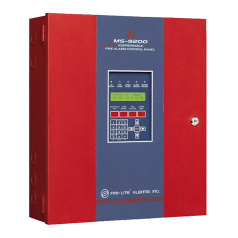 Fire-Lite MS-9200 Addendum manual
