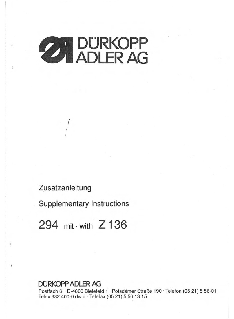 Duerkopp Adler 294 Wiring diagram Duerkopp Adler 294 Wiring diagram